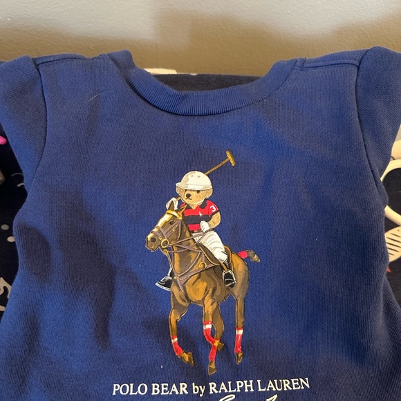 Ralph Lauren Logo Fleece Overall - Picture 3 of 3